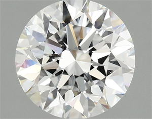 Picture of Lab Grown Diamond 2.01 Carats, Round with Excellent Cut, D Color, VVS2 Clarity and Certified by IGI