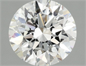 Lab Grown Diamond 2.01 Carats, Round with Excellent Cut, D Color, VVS2 Clarity and Certified by IGI