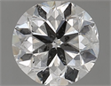 Natural Diamond 1.00 Carats, Round with Very Good Cut, G Color, I1 Clarity and Certified by GIA