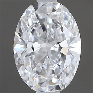 Picture of Natural Diamond 0.45 Carats, Oval with  Cut, D Color, VVS1 Clarity and Certified by GIA