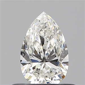 Picture of Natural Diamond 0.40 Carats, Pear with  Cut, H Color, SI2 Clarity and Certified by GIA