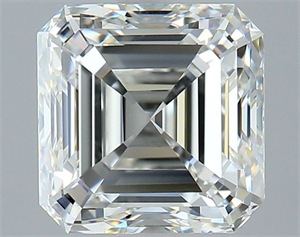 Foto Diamante Natural 1.81 quilates, Asscher , Color H, claridad VVS1 y certificado GIA de