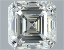 Natural Diamond 1.81 Carats, Asscher with  Cut, H Color, VVS1 Clarity and Certified by GIA