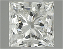 Diamante Natural 0.40 quilates, Princesa , Color J, claridad IF y certificado GIA
