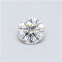 Natural Diamond 0.40 Carats, Round with Very Good Cut, I Color, SI2 Clarity and Certified by GIA