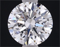 Lab Grown Diamond 1.04 Carats, Round with Ideal Cut, E Color, IF Clarity and Certified by IGI
