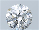 Natural Diamond 0.82 Carats, Round with Excellent Cut, H Color, VVS1 Clarity and Certified by GIA
