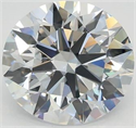 Del inventario de diamantes de laboratorio, 2.53 quilates, Redondo , Color E, claridad VVS2 y certificado GIA