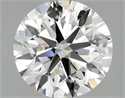 Del inventario de diamantes de laboratorio, 2.04 quilates, Redondo , Color E, claridad VVS2 y certificado IGI