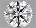 Lab Grown Diamond 1.09 Carats, Round with Ideal Cut, D Color, VS1 Clarity and Certified by IGI