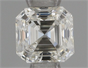 Natural Diamond 0.45 Carats, Asscher with  Cut, G Color, SI1 Clarity and Certified by IGI