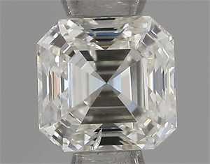 Foto Diamante Natural 0.45 quilates, Asscher , Color G, claridad SI1 y certificado IGI de