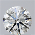 Natural Diamond 0.71 Carats, Round with Very Good Cut, K Color, VVS1 Clarity and Certified by GIA