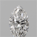 Natural Diamond 0.10 Carats, Marquise with  Cut, D Color, VVS2 Clarity and Certified by IGI