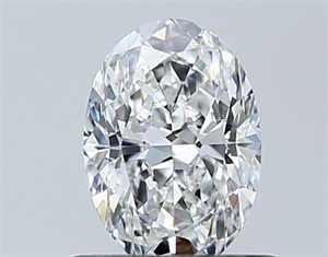 Foto Diamante Natural 0.70 quilates, Ovalado , Color E, claridad VVS2 y certificado GIA de