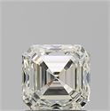 Natural Diamond 1.50 Carats, Asscher with  Cut, I Color, VVS1 Clarity and Certified by IGI