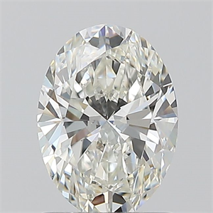 Foto Diamante Natural 1.01 quilates, Ovalado , Color H, claridad SI1 y certificado GIA de