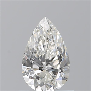 Foto Diamante Natural 0.75 quilates, De pera , Color H, claridad SI1 y certificado GIA de