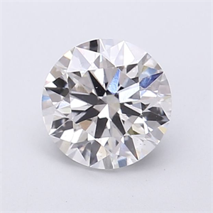 Picture of Lab Grown Diamond 1.07 Carats, Round with Ideal Cut, F Color, VS2 Clarity and Certified by IGI