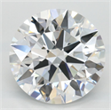 Lab Grown Diamond 3.41 Carats, Round with Excellent Cut, D Color, FL Clarity and Certified by GIA
