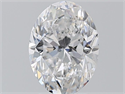 Natural Diamond 2.51 Carats, Oval with  Cut, D Color, SI1 Clarity and Certified by GIA