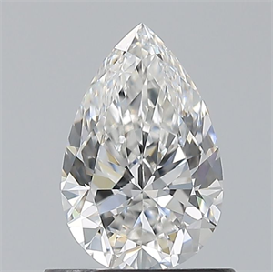 Picture of Natural Diamond 0.70 Carats, Pear with  Cut, F Color, VS1 Clarity and Certified by GIA