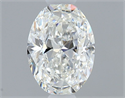 Natural Diamond 0.50 Carats, Oval with  Cut, G Color, VVS2 Clarity and Certified by GIA