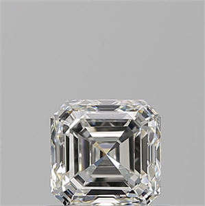 Picture of Natural Diamond 0.70 Carats, Asscher with  Cut, H Color, IF Clarity and Certified by GIA