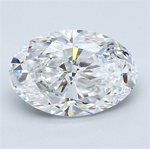 Foto Diamante Natural 1.70 quilates, Ovalado , Color D, claridad VS1 y certificado GIA de
