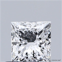 Diamante Natural 0.51 quilates, Princesa , Color E, claridad VVS2 y certificado GIA