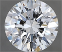 Natural Diamond 2.03 Carats, Round with Excellent Cut, F Color, IF Clarity and Certified by GIA