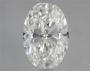 Foto Diamante Natural 0.78 quilates, Ovalado , Color I, claridad SI2 y certificado GIA de