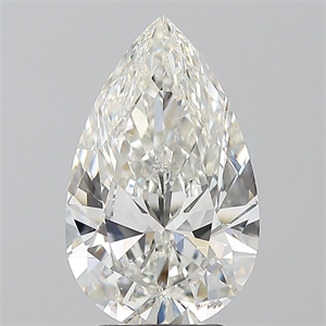 Foto Diamante Natural 3.01 quilates, De pera , Color I, claridad SI2 y certificado GIA de