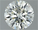 Natural Diamond 1.15 Carats, Round with Excellent Cut, I Color, VVS2 Clarity and Certified by IGI