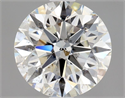 Natural Diamond 1.08 Carats, Round with Excellent Cut, I Color, SI2 Clarity and Certified by GIA