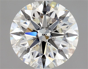 Picture of Natural Diamond 1.08 Carats, Round with Excellent Cut, I Color, SI2 Clarity and Certified by GIA