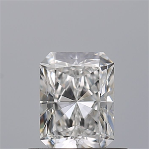 Picture of Natural Diamond 0.51 Carats, Radiant with  Cut, E Color, VVS2 Clarity and Certified by GIA