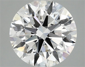 Picture of Lab Grown Diamond 3.07 Carats, Round with Excellent Cut, E Color, VS2 Clarity and Certified by IGI