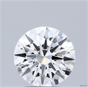 Lab Grown Diamond 2.00 Carats, Round with Ideal Cut, D Color, VVS2 Clarity and Certified by IGI