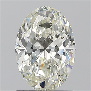 Picture of Natural Diamond 1.30 Carats, Oval with  Cut, I Color, VS1 Clarity and Certified by GIA