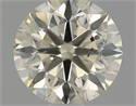 Natural Diamond 0.80 Carats, Round with Excellent Cut, K Color, SI2 Clarity and Certified by IGI