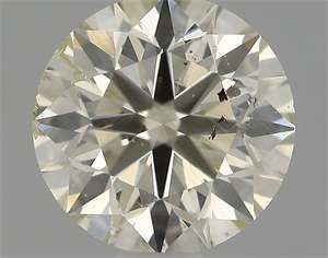 Picture of Natural Diamond 0.80 Carats, Round with Excellent Cut, K Color, SI2 Clarity and Certified by IGI
