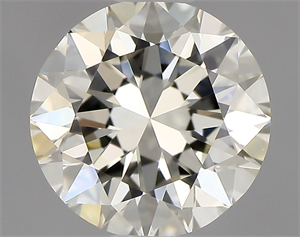Picture of Natural Diamond 0.72 Carats, Round with Very Good Cut, L Color, VVS2 Clarity and Certified by GIA