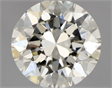 Diamante Natural 0.72 quilates, Redondo , Color L, claridad VVS2 y certificado GIA