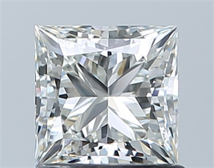 Foto Diamante Natural 1.00 quilates, Princesa , Color I, claridad VS2 y certificado GIA de