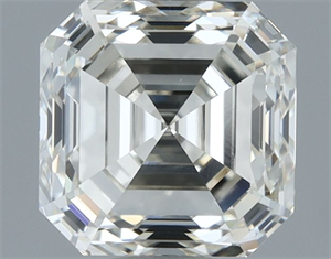 Picture of Natural Diamond 1.00 Carats, Asscher with  Cut, I Color, VVS2 Clarity and Certified by IGI