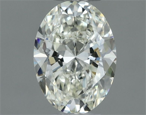 Picture of Natural Diamond 0.50 Carats, Oval with  Cut, I Color, VS1 Clarity and Certified by IGI