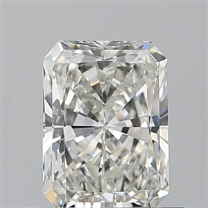 Picture of Natural Diamond 0.70 Carats, Radiant with  Cut, I Color, VVS1 Clarity and Certified by GIA