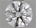 Natural Diamond 0.55 Carats, Round with Excellent Cut, E Color, SI1 Clarity and Certified by IGI