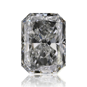 Picture of Natural Diamond 0.41 Carats, Radiant with  Cut, G Color, VVS1 Clarity and Certified by GIA